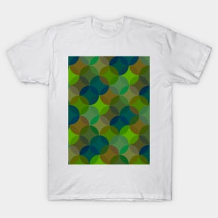 Interlocking Circles - Green T-Shirt